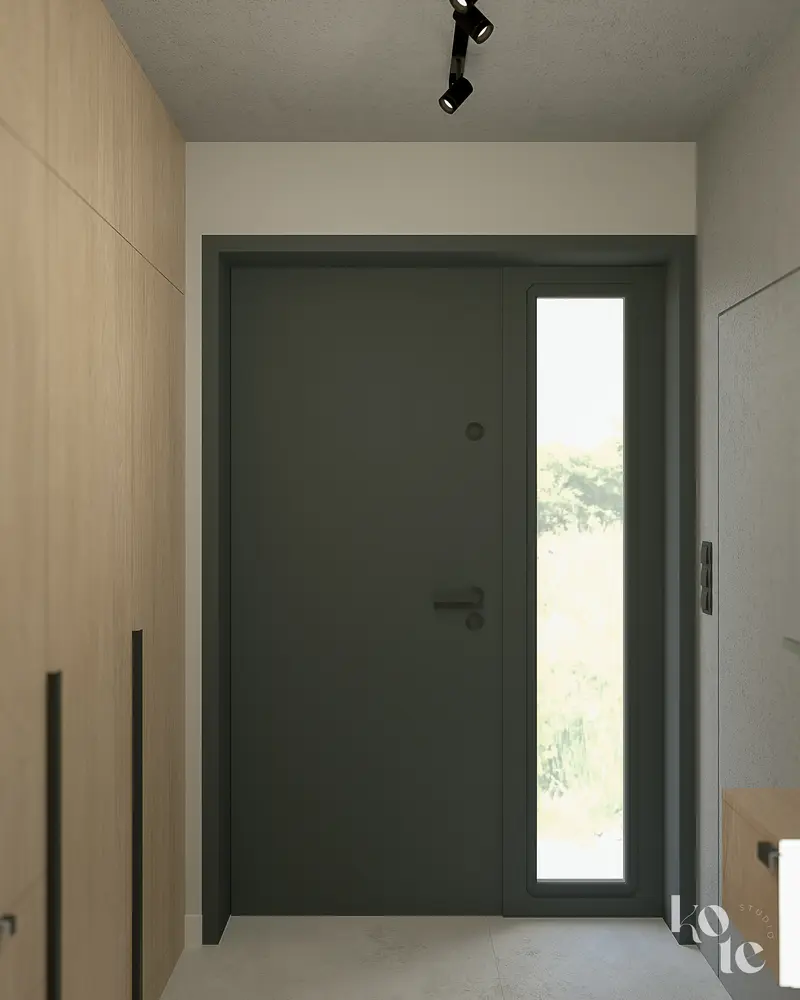 industrialny dom pod Wrocławiem - wizualizacja 1