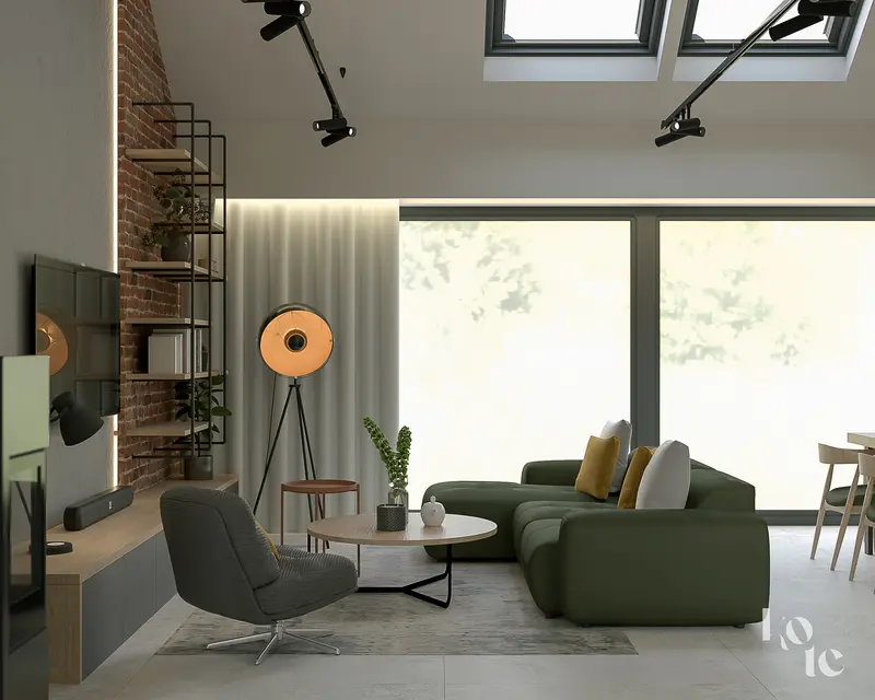 industrialny dom pod Wrocławiem - wizualizacja 4