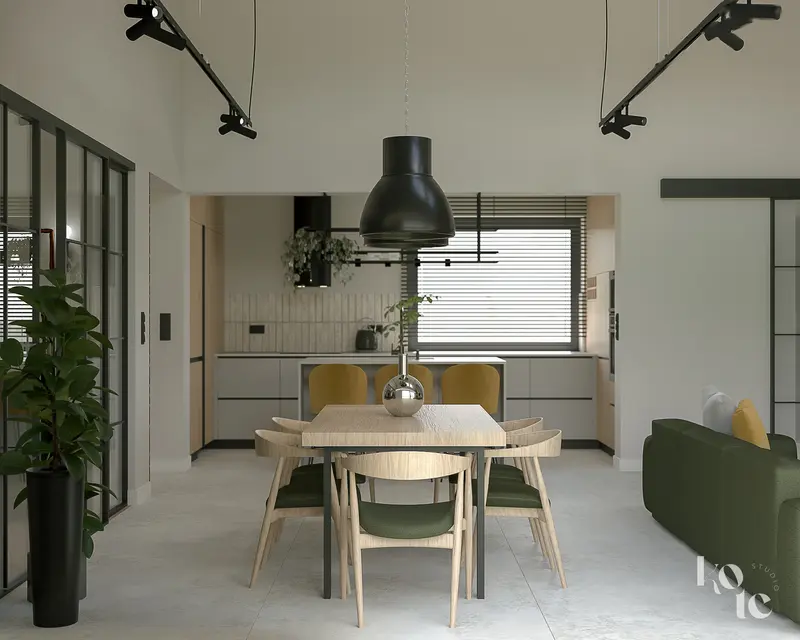 industrialny dom pod Wrocławiem - wizualizacja 12