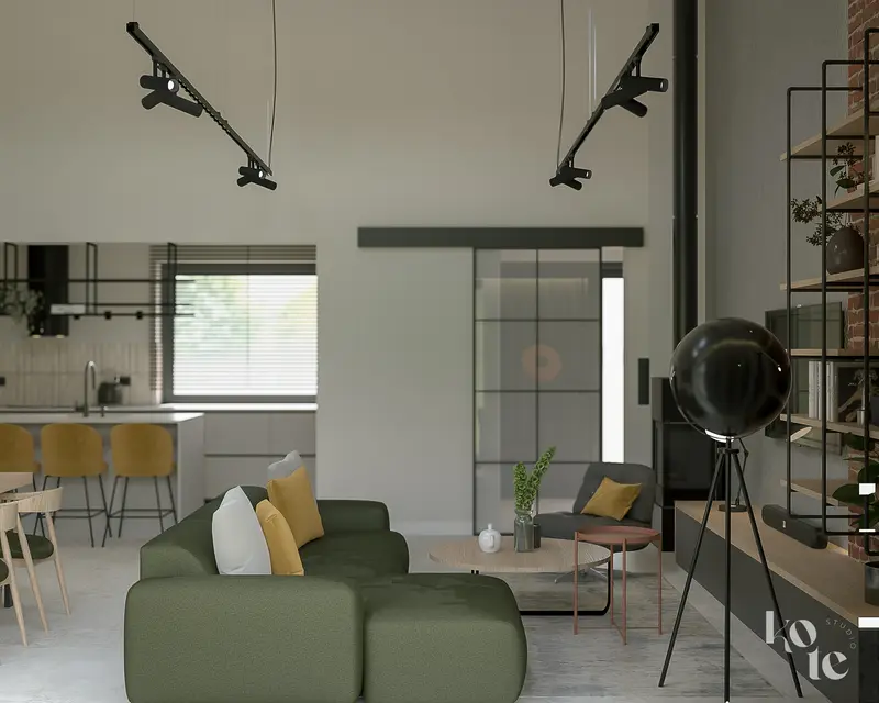 industrialny dom pod Wrocławiem - wizualizacja 6