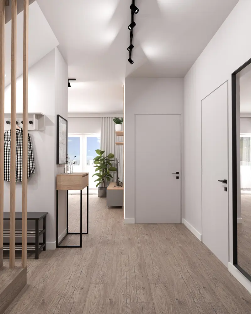Mieszkanie dwupoziomowe na Biskupinie 75 m2 Wrocław - wizualizacja 12