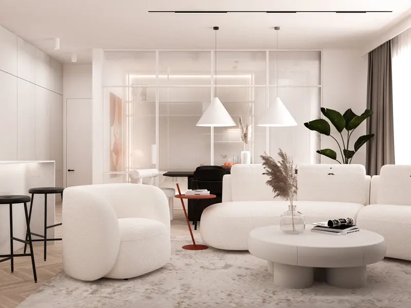 Nowoczesny apartament z akcentem