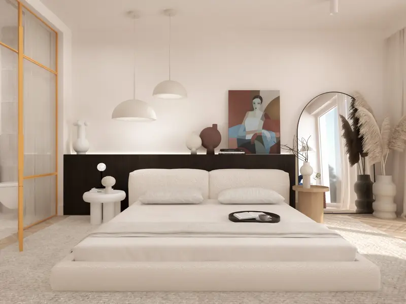 Nowoczesny apartament z akcentem 152 m2 Warszawa Kabaty - wizualizacja 14