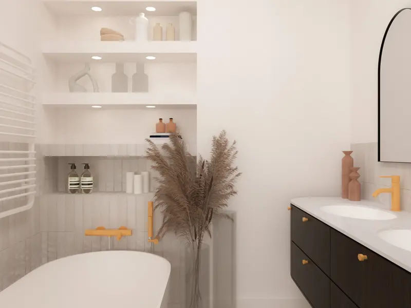 Nowoczesny apartament z akcentem 152 m2 Warszawa Kabaty - wizualizacja 25
