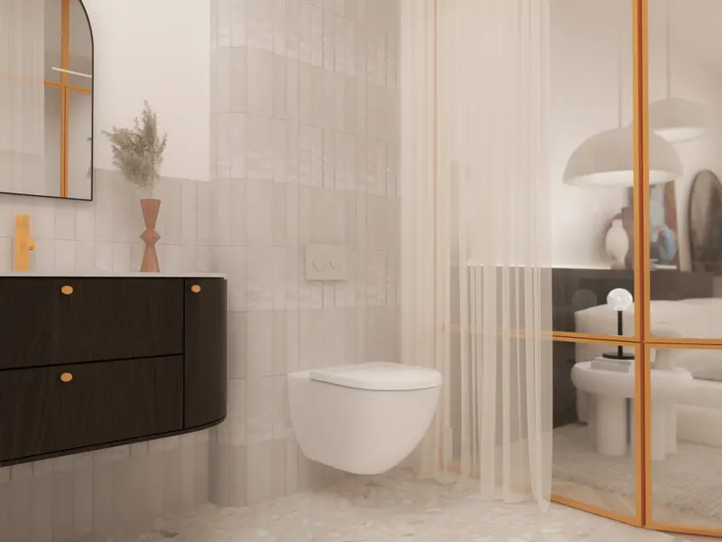 Nowoczesny apartament z akcentem 152 m2 Warszawa Kabaty - wizualizacja 23