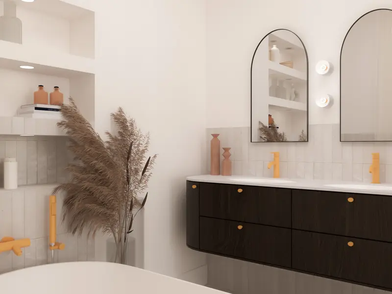 Nowoczesny apartament z akcentem 152 m2 Warszawa Kabaty - wizualizacja 22
