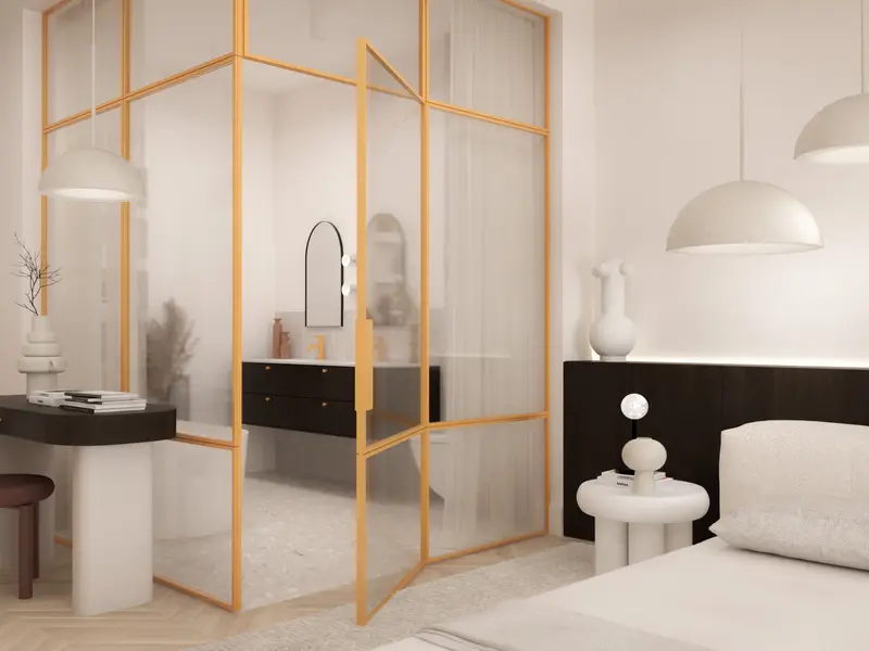 Nowoczesny apartament z akcentem 152 m2 Warszawa Kabaty - wizualizacja 19