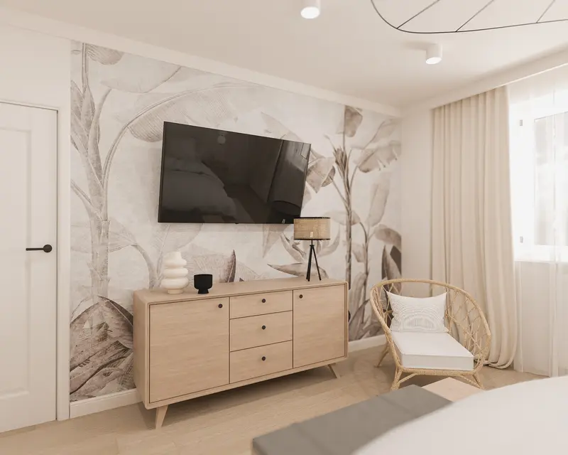 Dom w klimacie japandi 150 m2 Strzelin - wizualizacja 16