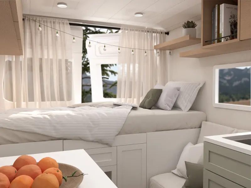 VikiVan projekt campera campervan Wrocław - wizualizacja 5