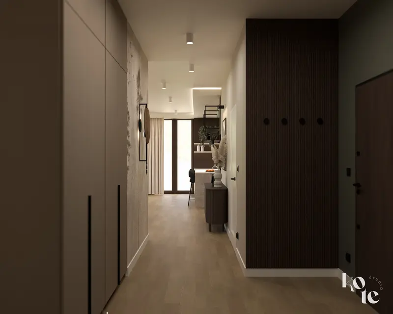 Zielone mieszkanie na Krzykach 115 m2 Wrocław - wizualizacja 4