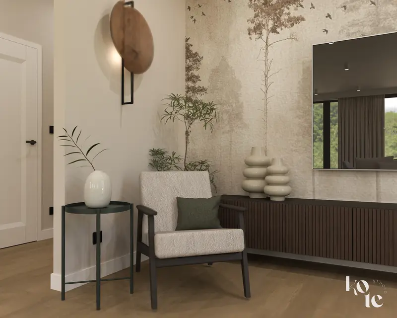 Zielone mieszkanie na Krzykach 115 m2 Wrocław - wizualizacja 12