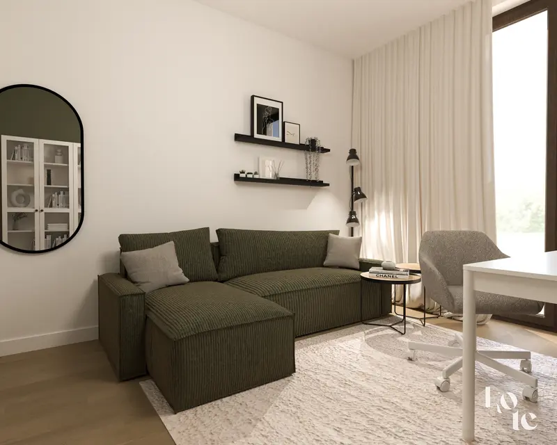 Zielone mieszkanie na Krzykach 115 m2 Wrocław - wizualizacja 20