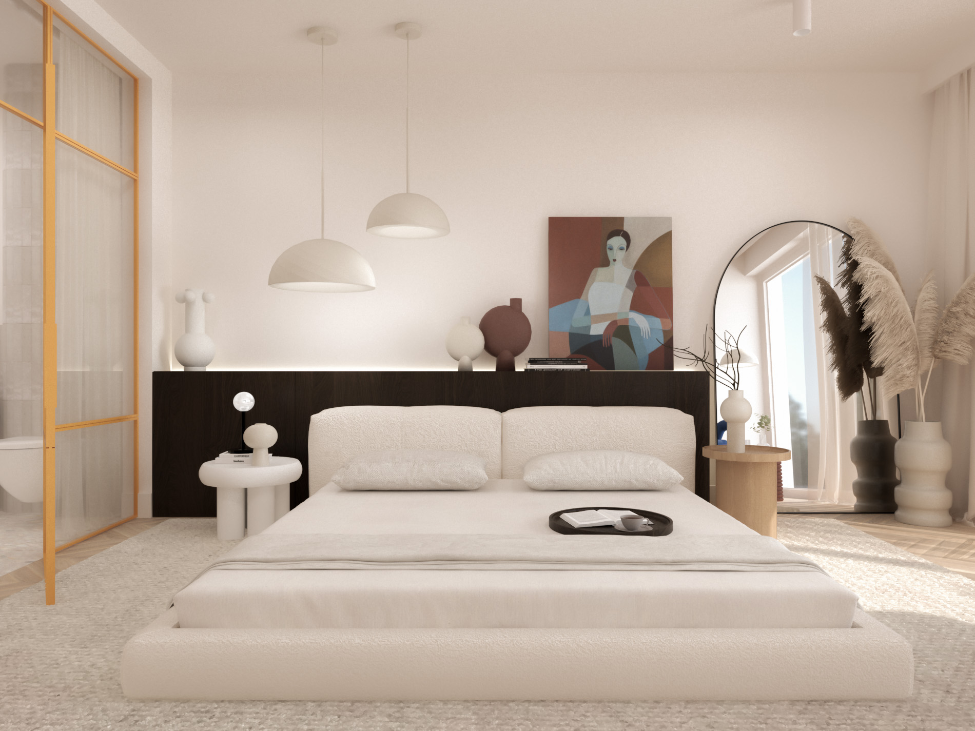 Nowoczesny apartament z akcentem 152 m2 Warszawa Kabaty - wizualizacja 14