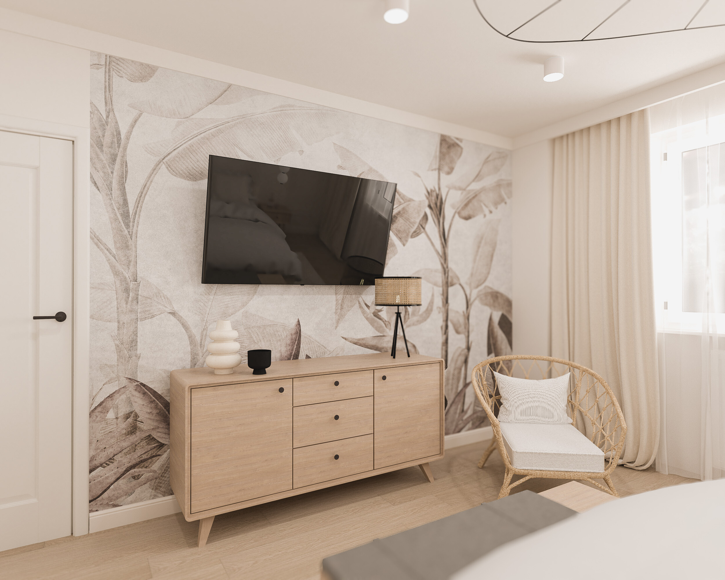 Dom w klimacie japandi 150 m2 Strzelin - wizualizacja 16