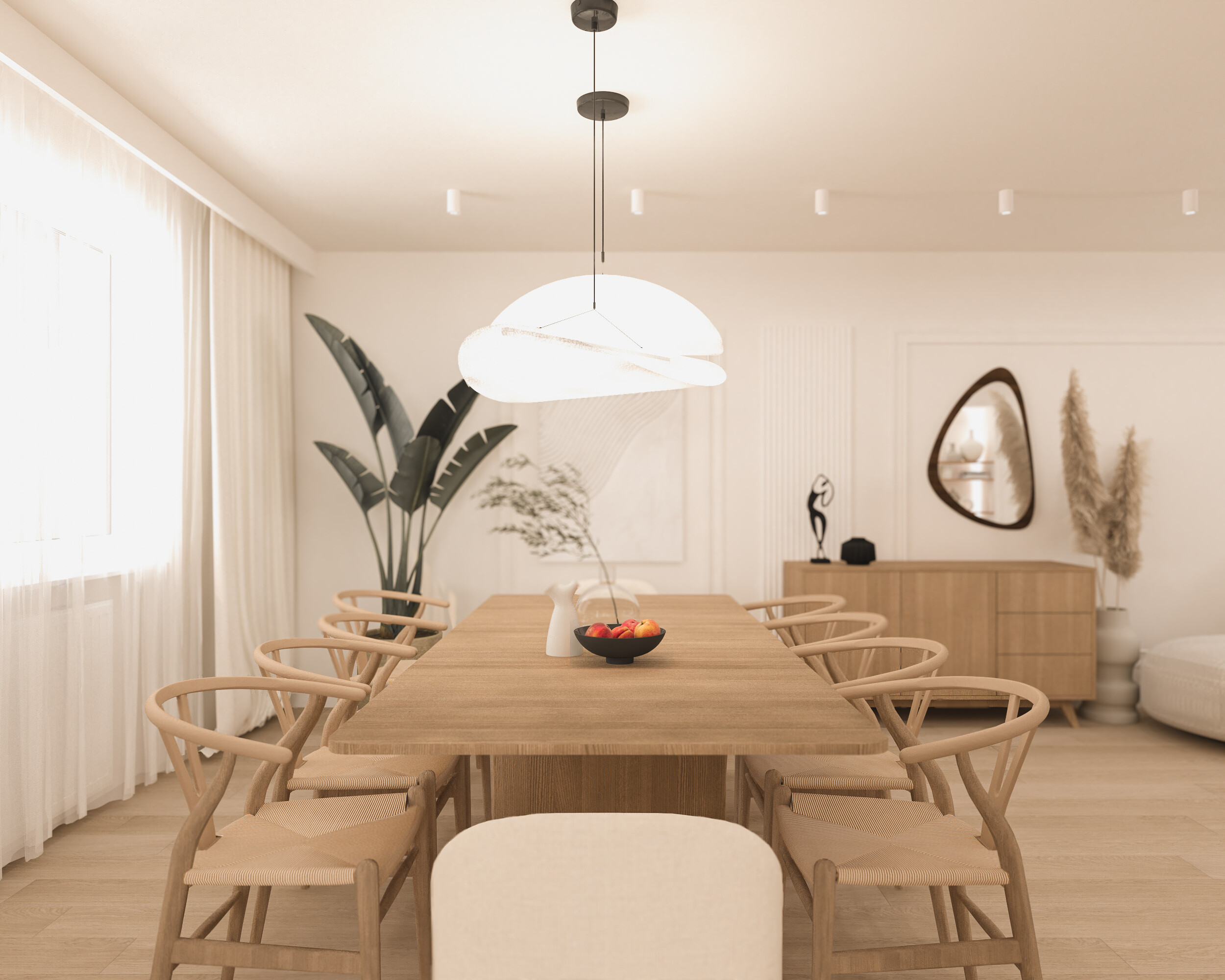 Dom w klimacie japandi 150 m2 Strzelin - wizualizacja 6