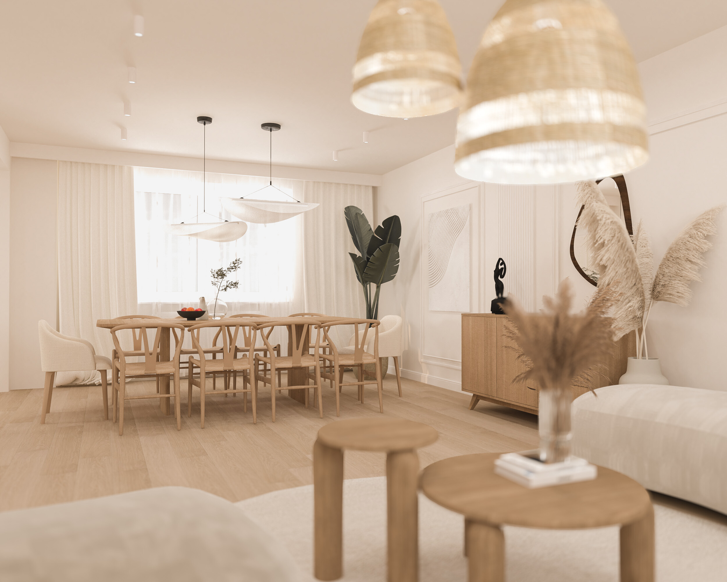 Dom w klimacie japandi 150 m2 Strzelin - wizualizacja 7